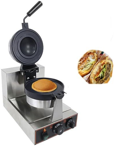 Burger Waffle Maker Non Stick Electric Panini Press 1300w Double-Sided Heating Ice Cream Cone Maker Machine Paninis Waffle Baker
