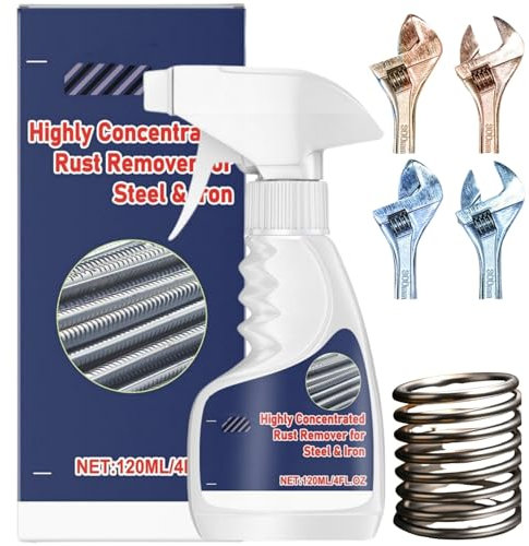 Rust Remover for Steel & Iron,Heavy-duty Metal Rust Remover,Multipel Powerful Rust Remover from Metal Surfaces,Powerful Rust Remover,Powerful Metal Rust Remover,Effectively Remove Rust from Metal