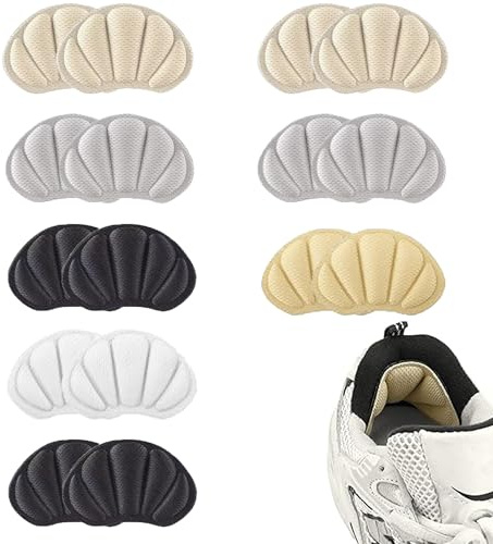 8 Pares,Taloneras Para Zapatos,Almohadilla Para El Talón,Almohadillas Para Talones Reducir Talla Zapato,Para La Parte Posterior Del Talón, Prevenir Fricción, Para Tacones Altos, Zapatos Casuales