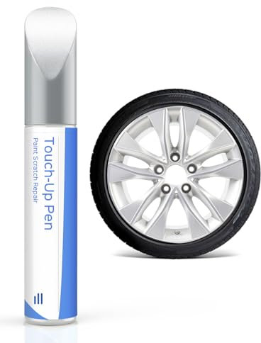Stylo de retouche argenté pour jantes - Convient pour BMW, réparer soi-même les dommages causés par les trottoirs avec une peinture de couleur assortie