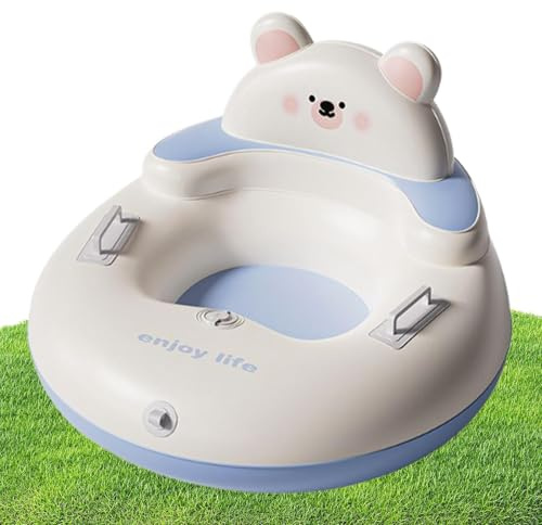 Tubo de nieve para niños, juguete de trineo inflable juguetón con asas, trineos inflables de invierno para jardín, patio trasero, césped, área de juegos, al aire libre, granja, laderas trineo inflable