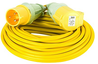Defender E85249 25 m 32 A 2.5 mm 110 V Extension Lead Cable - Yellow