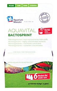 Aquarium Münster BACTOSPRINT mikroorganismer och högkoncentrerade näringsämnen, för akvarium, 3 x 10 ml