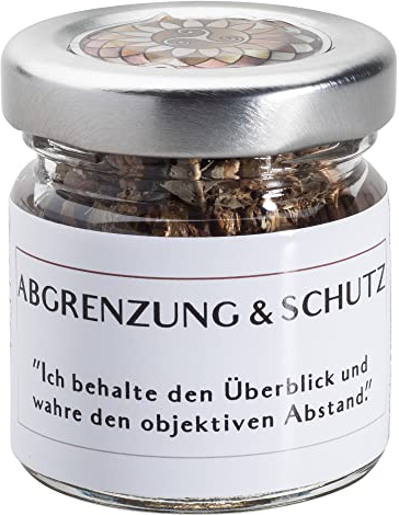 Glückwerkstatt | Räuchermischung | Abgrenzung und Schutz | Handmade by Annika | Räuchermischung | Premium-Qualität | 35 Gramm