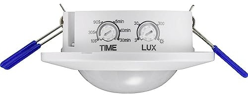 Détecteur de mouvements PIR Renkforce RF-4216078 encastré, Montage en saillie 360 ° Relais Blanc IP20