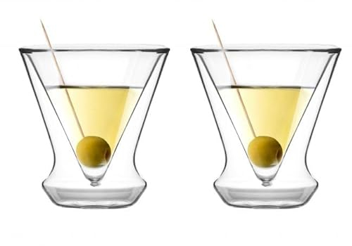 Vialli Design SET de 2 verres à martini double paroi SOHO 8937
