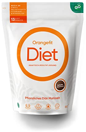 Orangefit Diet Mahlzeitersatz Shake - Schokolade - Proteinreich - Diät Shakes zum Abnehmen - 850g (13 shakes)