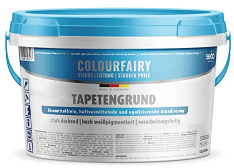 BAU DISCOUNT Colourfairy Tapetengrund spezial weiss 12,5l - Haftgrund für Tapeten