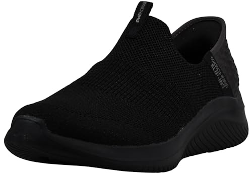 Skechers Women's Sneaker, 36.5 EU, Black Rose, 8 UK