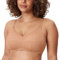 DELIMIRA Women's Wireless Bras Cotton Mastectomy Bras with Pockets Post Surgery Full Cup Comfort Plus Size Everyday Bra Barely Buff 38B