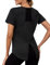 Gyabnw Damen Sport T-Shirt Kurzarm Leichtes Atmungsaktiv Funktions Sportoberteil Fitness Rundhals Sport Top Für Laufshirt Yoga