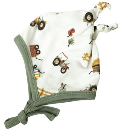 Joha Baby Jungen Jersey-Mütze Bio-Bambus, Größe:34, Farbe:Green