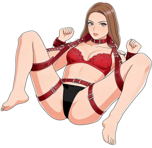 Ivomaa Kit BDSM Sextoy - Bondage Sex Toys, Sex Toýs Couple, Jeu Sexe Plaisir, Jouet Sexualité, Jeux Sexuelle Adulte Couple, BDSMS Set Accessoires Hard, Sexy érotique Lit, Retenue et Bondage SM