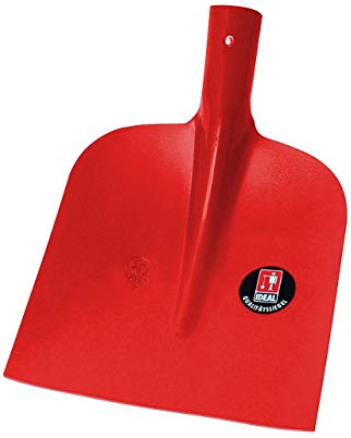 Ideal 51040316 Holstein - Pala con mango en T, color rojo, 25 x 27 cm