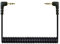 Ersatz gewickelt SC2 Kabel 3,5 mm Stereo TRS Stecker an 3,5 mm männlich Stereo TRS Ausgang Anschluss Kabel Verbindet Audio Mixer/Mikrofone zu Kamera/Blockflöten