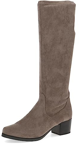 CAPRICE 9-25506-41, Stivali piatti Donna, Marrone (Cafe Stretch), 40 EU