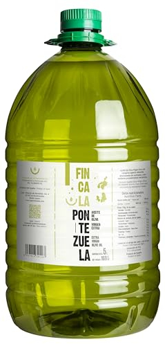 Finca La Pontezuela Aceite de Oliva Virgen Extra Picual 5 Litros - Garrafa de Aceite 5L Picual - Ideal para Uso Diario (Paquete de 1)