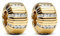 GHMIOU Charms Stopper 925 Sterling Silber für Armband mit Gummi Clip Stopper Charms für Bead Charm Armband Anhänger Spacer (Golden stopper 1)