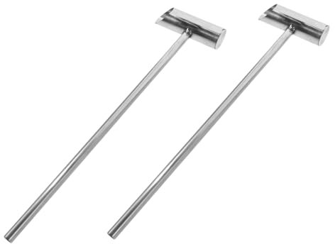 Mikinona 2piezas Cuchara Inoxidable para Azúcar y Malvaviscos Cucharas Profesionales Multifunción para Alimentos