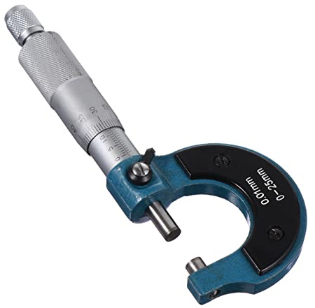 Alipis Micrómetro Exterior Métrico De Precisión Portátil De Graduación Para Medición De Espesor Herramientas De Medición Métricas