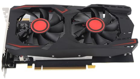 VBESTLIFE Tarjeta Gráfica 550TI de 6 GB, GPU GDDR5 de 192 bits, Tarjeta de Video para Juegos PCIE 2.0 16X de 783/1566 MHz, Tarjeta Gráfica para Computadora de Escritorio Compatible con