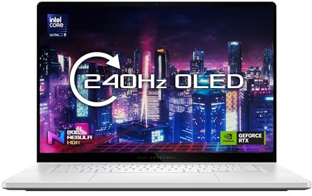 ASUS ROG Zephyrus G16 GU605MV Intel Core Ultra 9 185H 32GB LPDDR5-SDRAM 1TB SSD NVIDIA GeForce RTX 4060 8GB GDDR6 16 WQXGA OLED 240 Hz Wi-Fi 6E Windows 11 Home Gaming Laptop