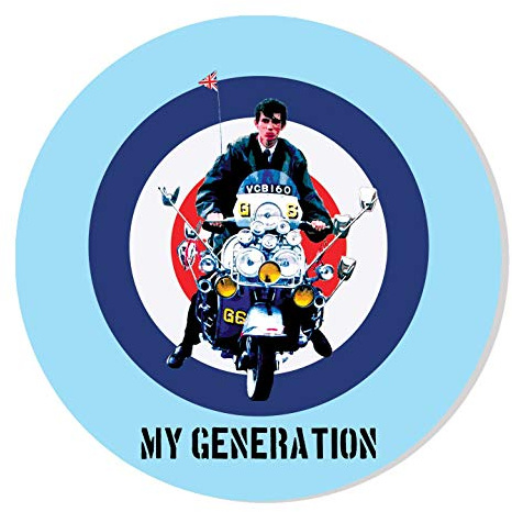 My Generation Mod Target DJ slipmatta skivspelare skivspelare 30 cm