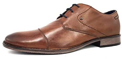 bugatti 313-85808 Herren Schnürer, Cognac, 45 EU