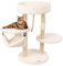 VOSS.PET Kratzbaum Berry 73cm – Premium Katzenbaum mit Naturholz vom Tanoak Baum, Katzenkratzbaum, Kletterbaum mit Echtholzstämmen
