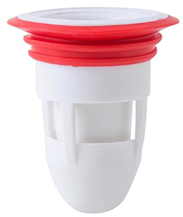 Preventore di riflusso di scarico del pavimento della doccia, valvola di scarico unidirezionale per fognatura nucleo fognario tappo per tubo anti-odore per cucina bagno (bianco)