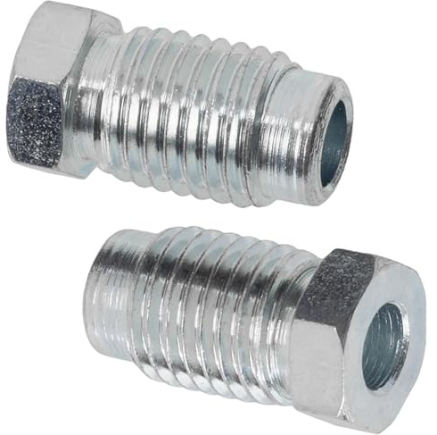 AERZETIX - C74361 - Juego de 2 Tuercas-racores macho M10x1.25 para manguera de freno - diámetro interior 5mm