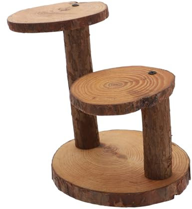 CAXUSD Supporto per Vasi da Giardino in Legno Stabile Espositore per Piante Porta Piante per Fiori