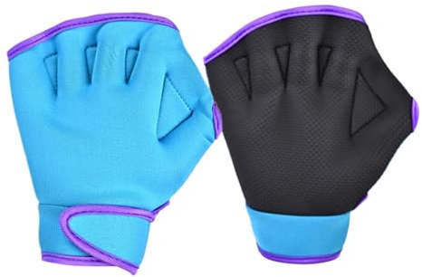 Schwimmhandschuhe für Herren – Schwimmpaddel für die Hand, Schwimmtraining, Handpaddel, gewebte Handschuhe, Wasserhandschuhe, Schwimmtraining, Tauchausrüstung, kein Verblassen, Gummi-Fäustlinge für