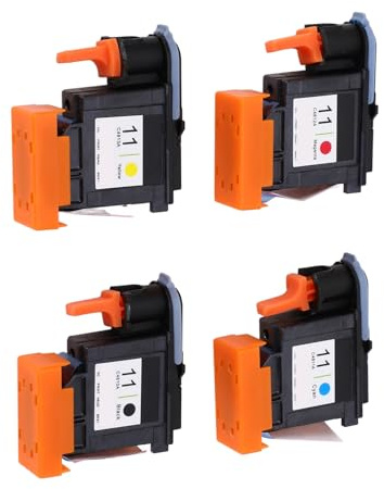Saluaqui Sostituzione della Testina di Stampa Ad Alta Risoluzione per DesignJet 100 110 111 500 510 800 813 850 - Set di Testa della Stampante Giallo Ciano Magenta
