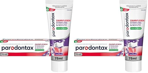 Zahnpasta parodontax Zahnfleisch Stärkung & Schutz, klinisch nachgewiesener Zahnfleisch-Schutz, hilft bei der Stärkung & dem Schutz des Zahnfleischrands für gesundes Zahnfleisch, frische Minze, 75 ml