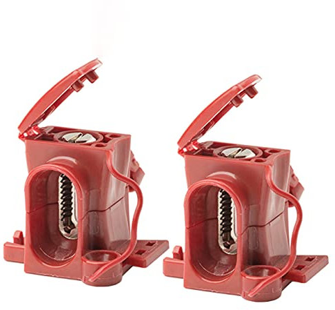 Tekox - Lot de 2 bornes de sécurité 16mm2