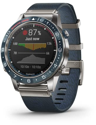 Garmin MARQ Captain, Men's Luxury Tool Watch with Advanced Nautical Features, Track Wind Speed, Direction, Temperature and Tide Information