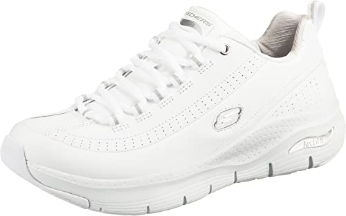 Skechers Women's Arch FIT CITI Drive Sneaker, White, 5 UK medium