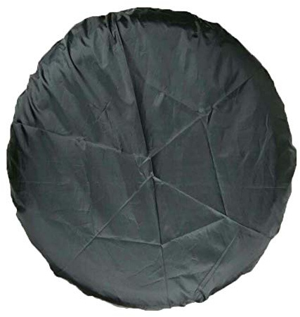 Comily Plus + 4pezzi/set Coperture per pneumatici di scorta in poliestere 210D con custodia adatta per pneumatici da 16-18di diametro-nero