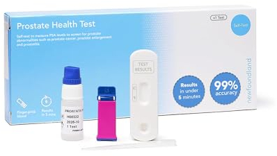 Newfoundland Prostate Test Kit-Home Self-Test for Prostate Health -Accurate & Rapid Result in Under 5 Minutes - Detect Prostate Specific Antigen (PSA) -Certified by CE Single Person Test Kit