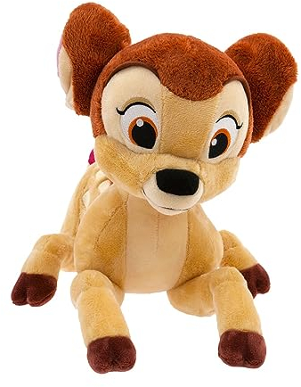 Disney Store Offizielles Bambi Medium Plüschtier für Kinder, kuscheliger Charakter mit flauschiger Textur und gestickten Details, Satin-Schmetterling, Plüsch, geeignet für alle Altersgruppen