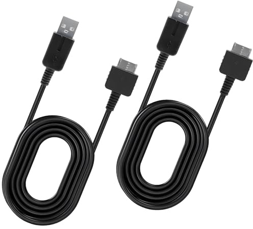 Supecesorio Lot de 2 câbles de charge USB pour PS Vita 1000 - Câble de transfert de données - 1,2 m - Pour PS Vita