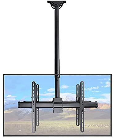 Soporte de TV para pared con rotación de 360° y movimiento completo, soporte de techo con inclinación y giro, compatible con la mayoría de televisores LCD de pantalla plana y curvos de 32 a 70 pulgad