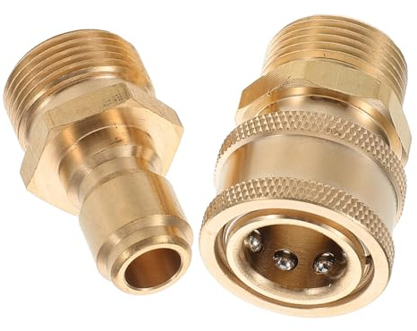 JECOMPRIS 2pcs Pressure Washer Accessories Quick Connect Adapter High Pressure Washer Nozzles for Cleaning Setup