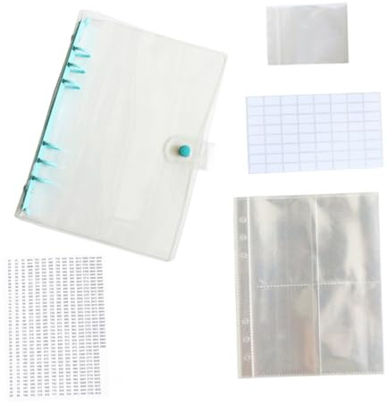 ARTSEWPLY Porte-Strass Pochettes Auto-Scellantes Transparentes 1 Ensemble pour Rangement Bijoux Peinture Diamant et Accessoires de Décoration