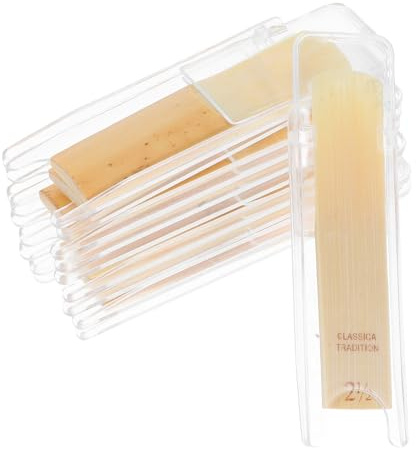 PRETYZOOM 10 Stück Althorn Sopransaxophon Blättchen Härtegrad Robuste Holzteile mit Präziser Verarbeitung Passende Saxophon Polster für Anfänger und Häufiges