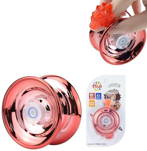 Yo-Yo - Giocattolo per spago Yoyo - Gioco competitivo in metallo tradizionale | Giocattolo di abilità interattivo per principianti