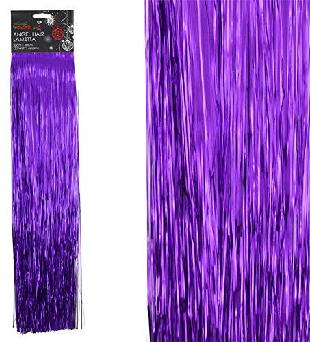 Widdle Wonderland Christmas Lametta Decorative Tinsel Strands Purple