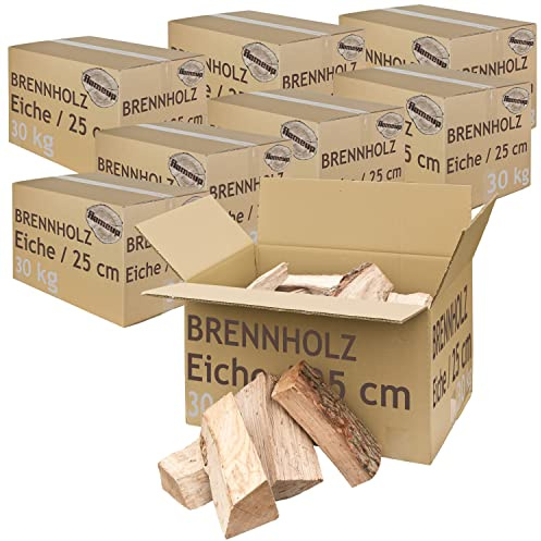 Legna da Ardere 5-500 kg Per Stufa e Camino Braciere Griglia Cestello per il Fuoco Ceppi 25 cm quercia flameup, Numero:240 kg