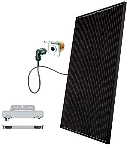 Balkonkraftwerk 300 W | Photovoltaikanlage | Blechdach